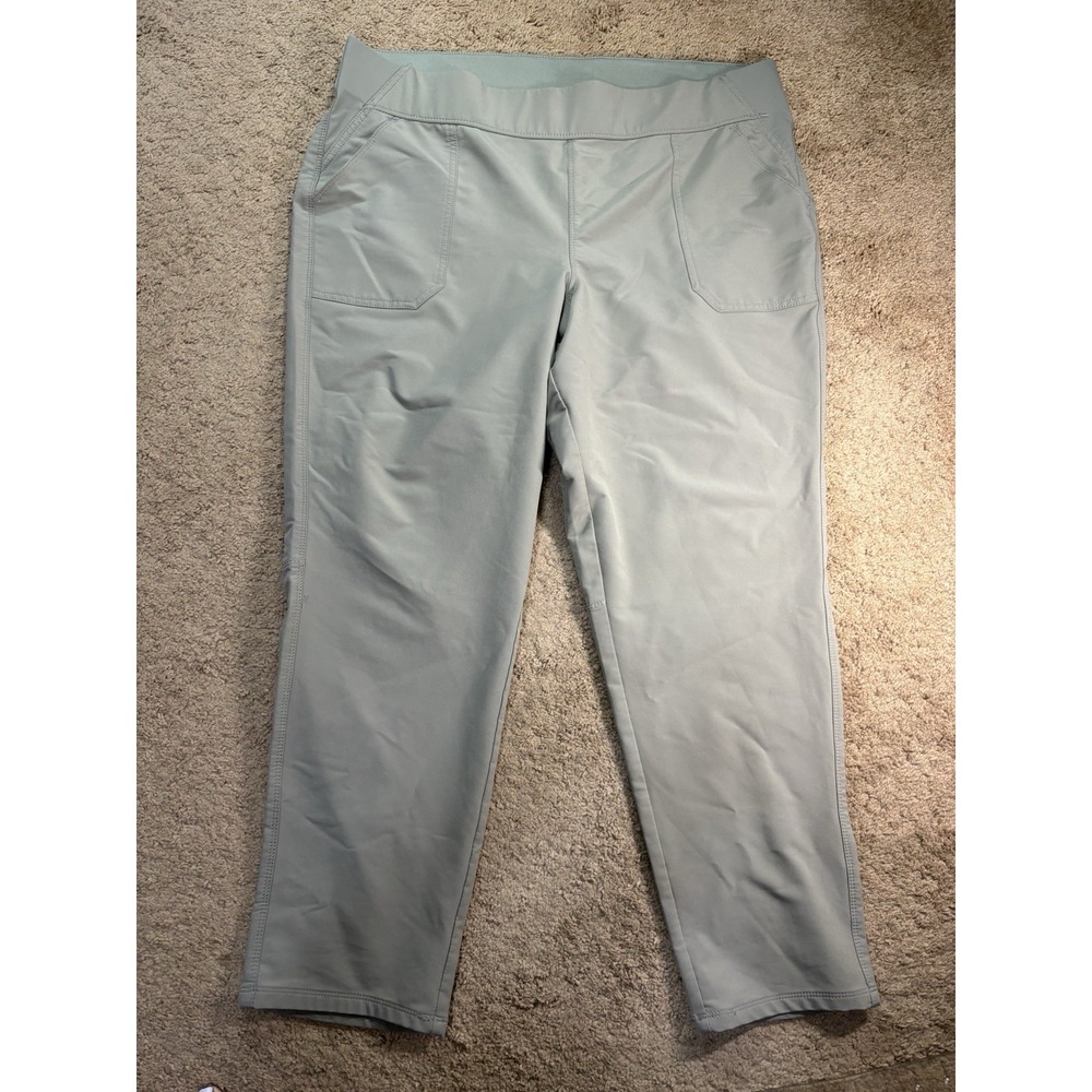 Weatherproof Vintage Slim Pant Women XXL Green Lightweight Stretch Outdoor